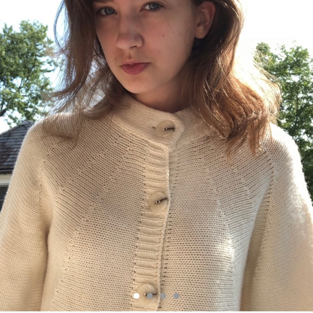 Cream colored classic sweater